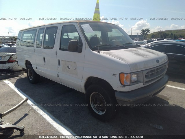 1FBSS31L7WHA80487 - 1998 FORD ECONOLINE E350 SUPER DUTY WHITE photo 1