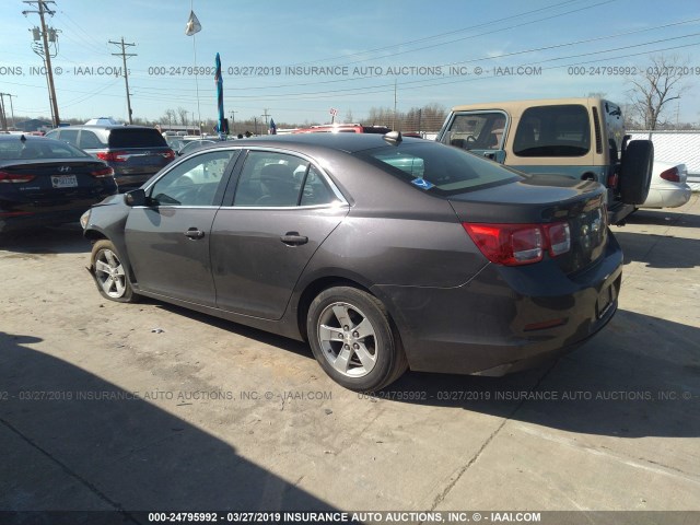1G11B5SA4DF147953 - 2013 CHEVROLET MALIBU LS Dark Brown photo 3
