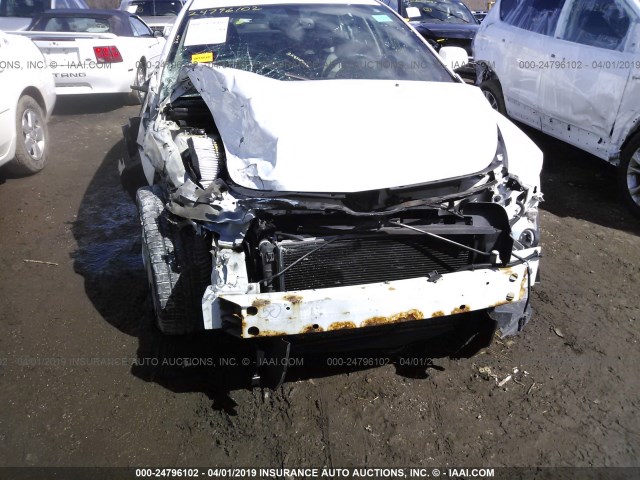 1G1ZJ57719F138749 - 2009 CHEVROLET MALIBU 2LT WHITE photo 6