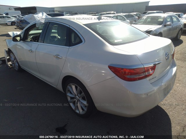 1G4PR5SK4D4114996 - 2013 BUICK VERANO CONVENIENCE WHITE photo 3