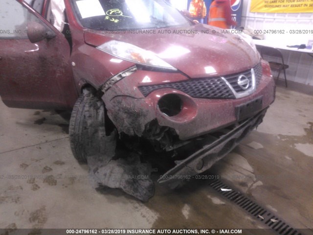 JN8AF5MV1CT126946 - 2012 NISSAN JUKE S/SV/SL RED photo 6