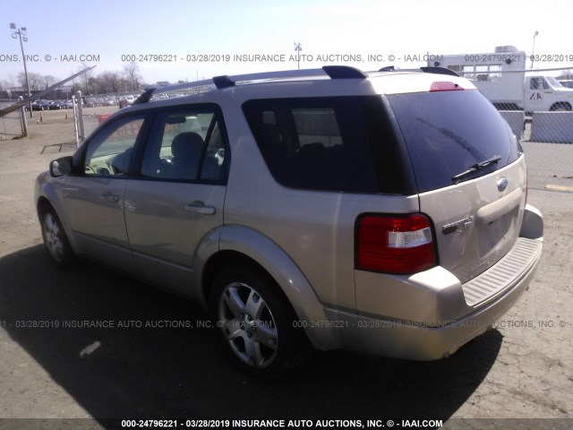 1FMDK06137GA10434 - 2007 FORD FREESTYLE LIMITED GOLD photo 3