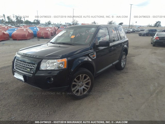 SALFP24N18H053075 - 2008 LAND ROVER LR2 SE BLACK photo 2