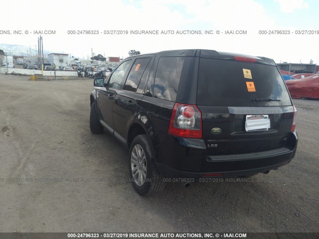 SALFP24N18H053075 - 2008 LAND ROVER LR2 SE BLACK photo 3