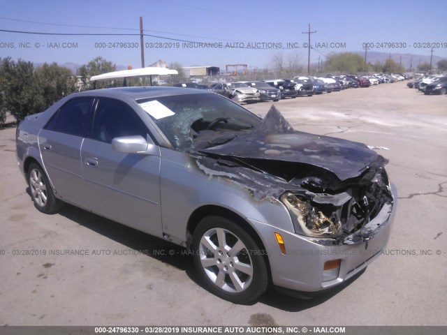 1G6DP577860157686 - 2006 CADILLAC CTS HI FEATURE V6 SILVER photo 1