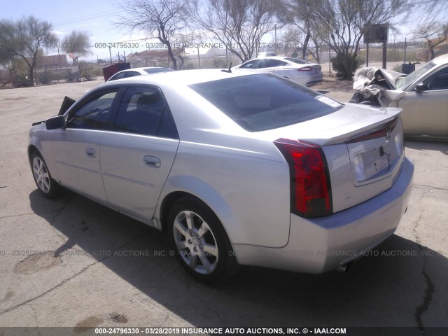 1G6DP577860157686 - 2006 CADILLAC CTS HI FEATURE V6 SILVER photo 3