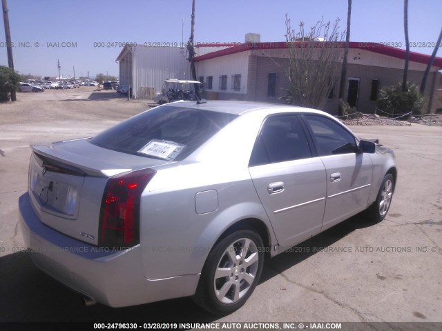 1G6DP577860157686 - 2006 CADILLAC CTS HI FEATURE V6 SILVER photo 4