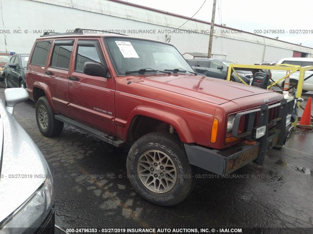 1J4FF78S6XL549521 - 1999 JEEP CHEROKEE LIMITED ORANGE photo 1