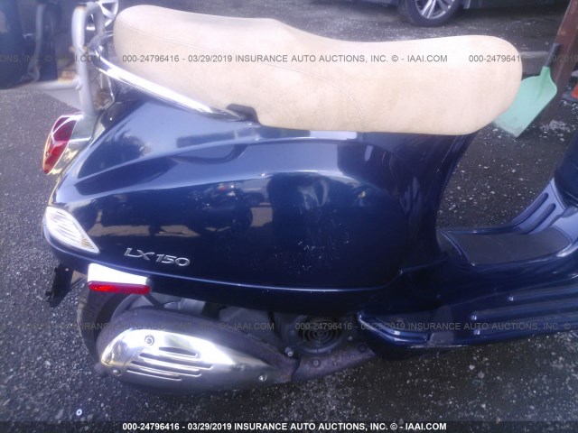 ZAPM448F365005466 - 2006 VESPA LX 150 BLUE photo 6