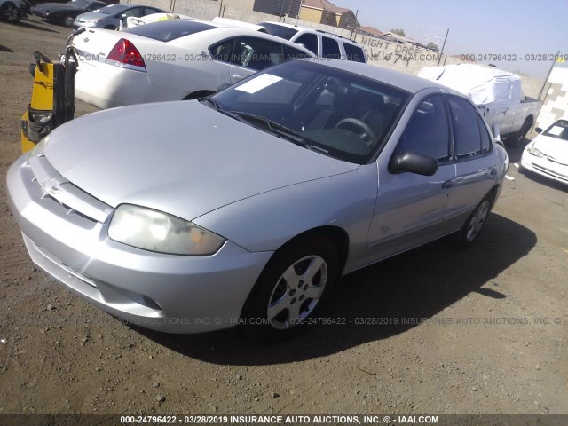 1G1JF52FX47352848 - 2004 CHEVROLET CAVALIER LS GRAY photo 2