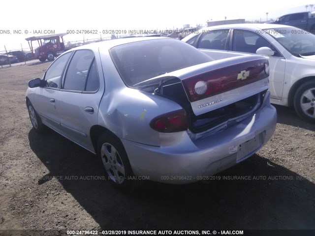 1G1JF52FX47352848 - 2004 CHEVROLET CAVALIER LS GRAY photo 3