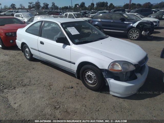 1HGEJ6128TL015128 - 1996 HONDA CIVIC DX WHITE photo 1