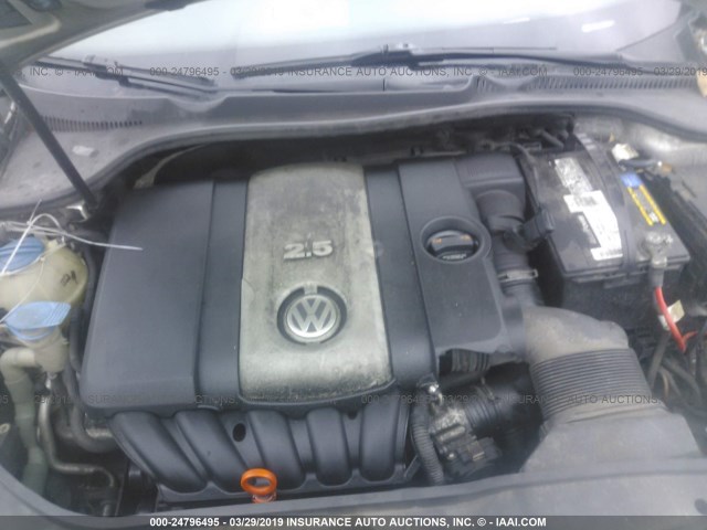 3VWRM71K58M047325 - 2008 VOLKSWAGEN JETTA SE/SEL SILVER photo 10