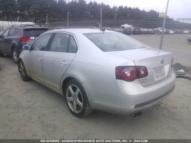 3VWRM71K58M047325 - 2008 VOLKSWAGEN JETTA SE/SEL SILVER photo 3