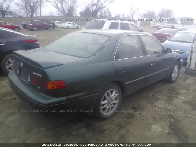 4T1BF28KX1U971151 - 2001 TOYOTA CAMRY LE/XLE Жасыл фото 4