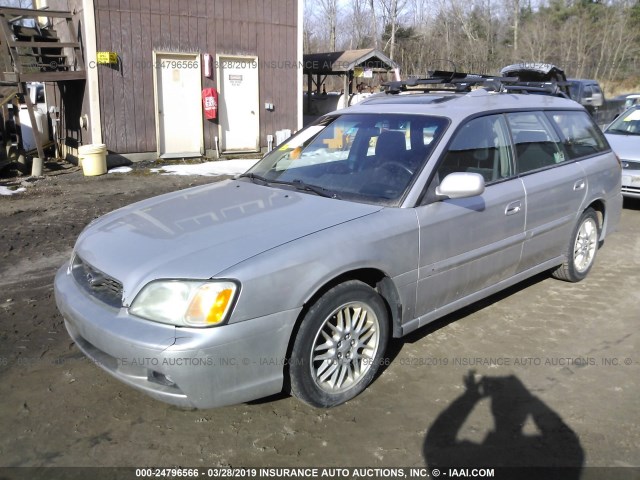 4S3BH625247305591 - 2004 SUBARU LEGACY L SPECIAL SILVER photo 2