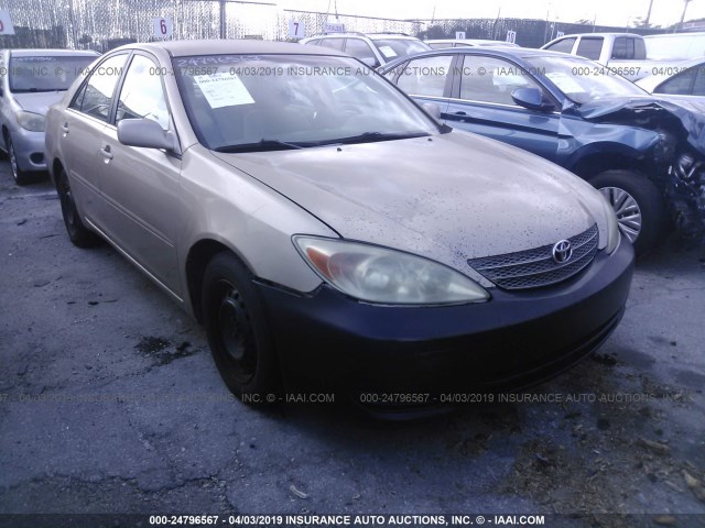 4T1BE32K42U598000 - 2002 TOYOTA CAMRY LE/XLE/SE BEIGE photo 1