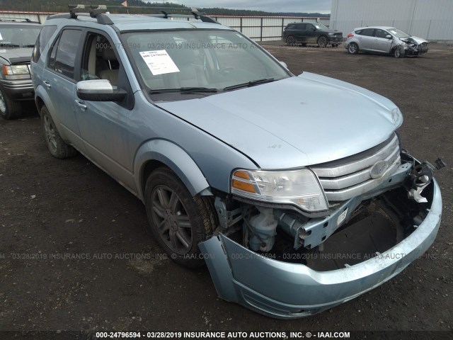 1FMDK03W58GA12591 - 2008 FORD TAURUS X LIMITED Light Blue photo 1