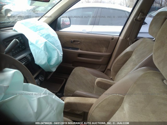 JHLRD78884C007476 - 2004 HONDA CR-V EX GREEN photo 5