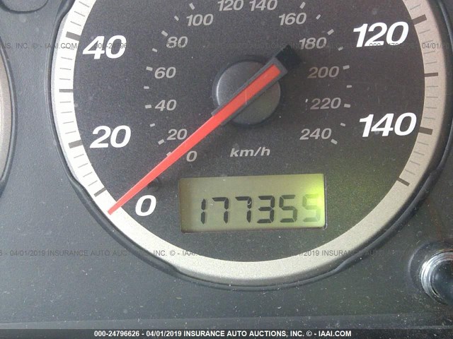 JHLRD78884C007476 - 2004 HONDA CR-V EX GREEN photo 7