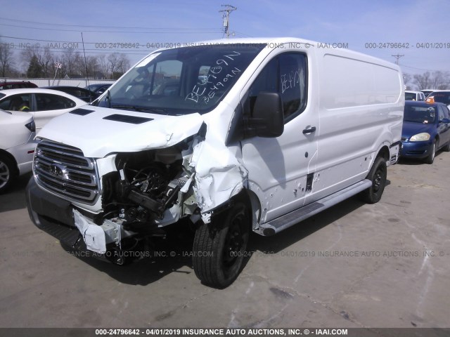 1FTYR1ZM1JKA89717 - 2018 FORD TRANSIT T-250 WHITE photo 2