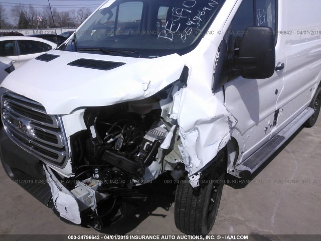 1FTYR1ZM1JKA89717 - 2018 FORD TRANSIT T-250 WHITE photo 6