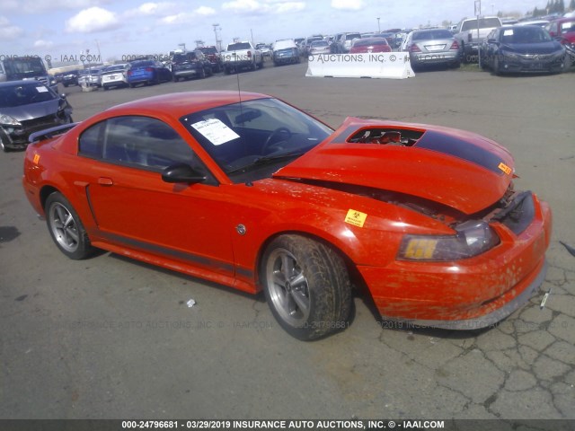 1FAFP42R74F203355 - 2004 FORD MUSTANG MACH I ORANGE photo 1