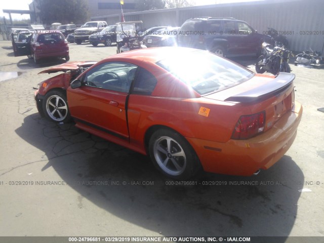 1FAFP42R74F203355 - 2004 FORD MUSTANG MACH I ORANGE photo 3