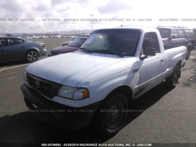 4F4YR12D93TM09574 - 2003 MAZDA B2300 WHITE photo 2