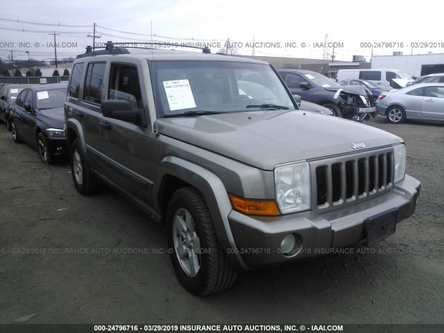 1J8HG48K86C302390 - 2006 JEEP COMMANDER 金色 照片 1