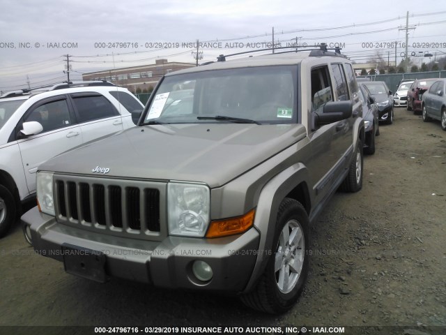 1J8HG48K86C302390 - 2006 JEEP COMMANDER 金色 照片 2