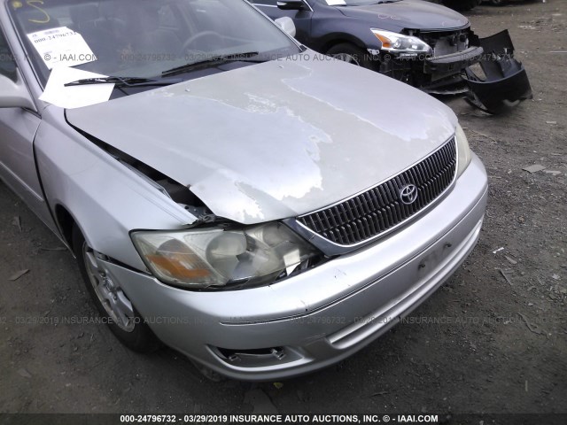 4T1BF28B22U214780 - 2002 TOYOTA AVALON XL/XLS SILVER photo 6