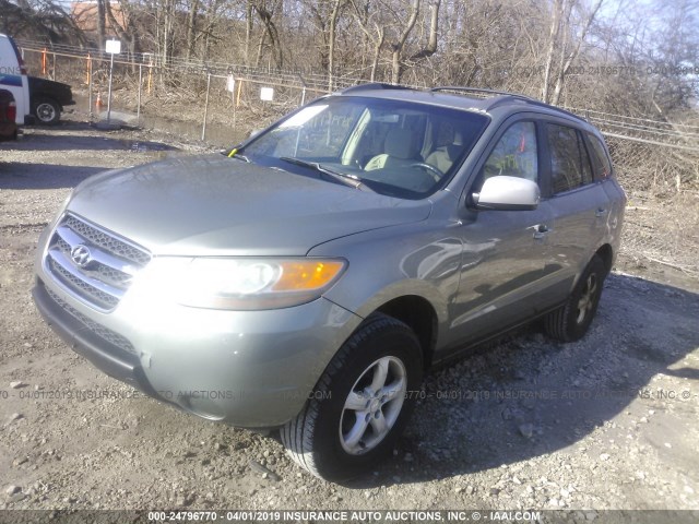 5NMSG73D97H006868 - 2007 HYUNDAI SANTA FE GLS GRAY photo 2