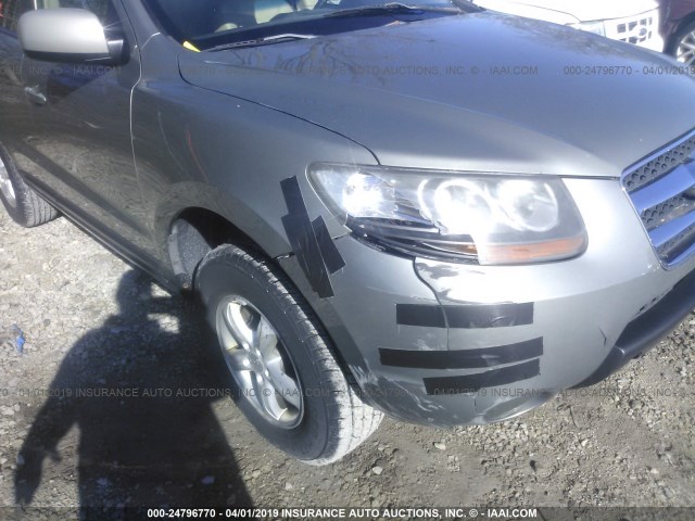 5NMSG73D97H006868 - 2007 HYUNDAI SANTA FE GLS GRAY photo 6