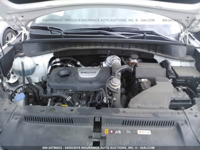 KM8J33A20HU441835 - 2017 HYUNDAI TUCSON LIMITED/SPORT AND ECO/SE WHITE photo 10