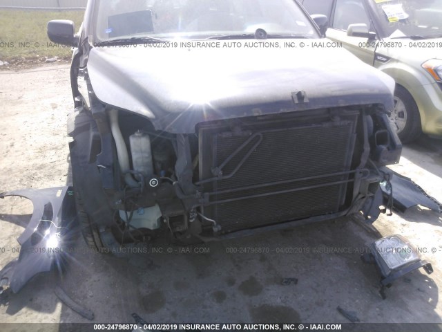 5FNYF28268B024982 - 2008 HONDA PILOT VP BLACK photo 6