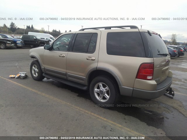 1FMZU73E22ZC56324 - 2002 FORD EXPLORER XLT GOLD photo 3