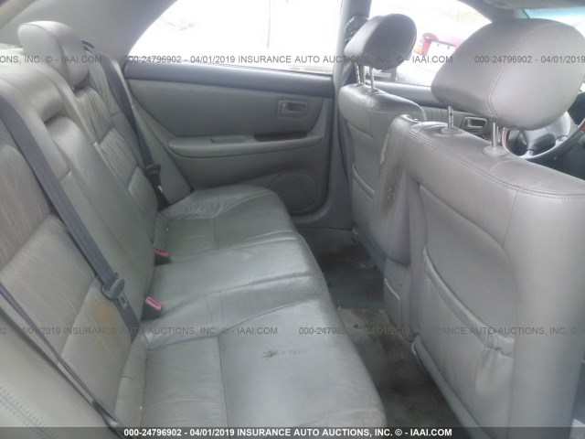 JT8BF28G915107250 - 2001 LEXUS ES 300 SILVER photo 8