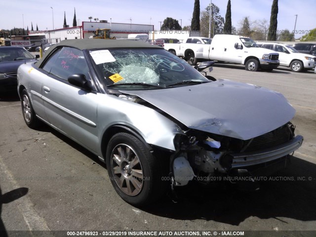 1C3EL65R24N189982 - 2004 CHRYSLER SEBRING LIMITED SILVER photo 1