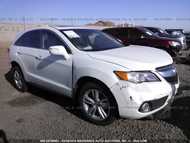 5J8TB4H5XEL024991 - 2014 ACURA RDX TECHNOLOGY WHITE photo 1