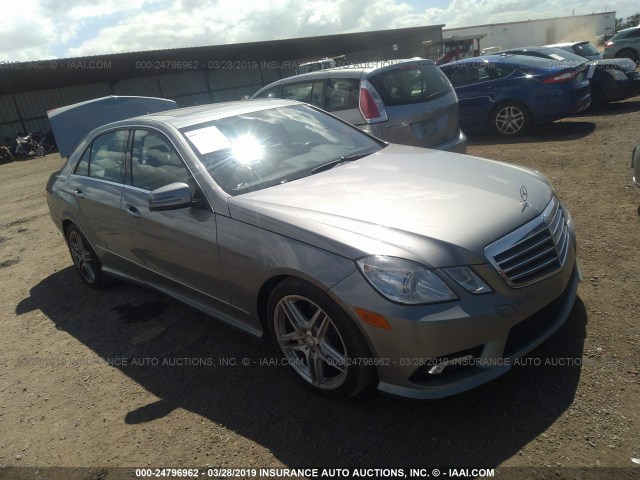 WDDHF5GB7BA459681 - 2011 MERCEDES-BENZ E 350 GRAY photo 1