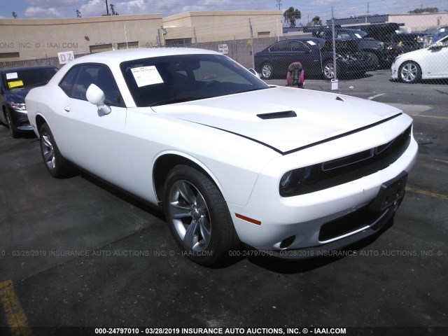 2C3CDZAG3GH195734 - 2016 DODGE CHALLENGER SXT WHITE photo 1