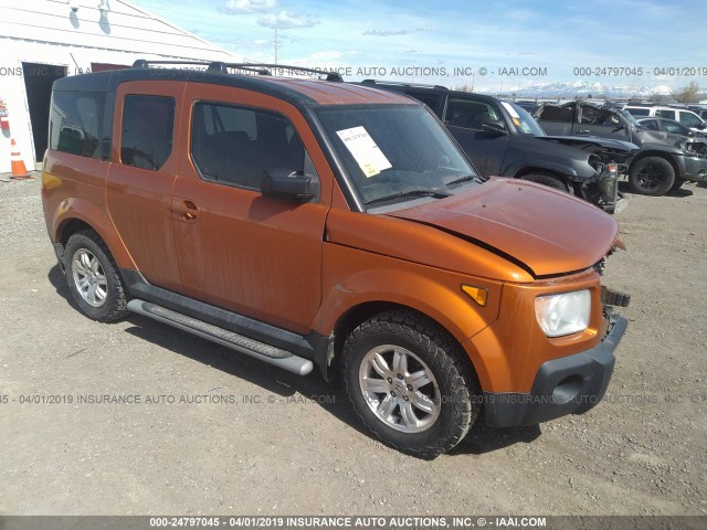 5J6YH27736L023512 - 2006 HONDA ELEMENT EX ORANGE photo 1