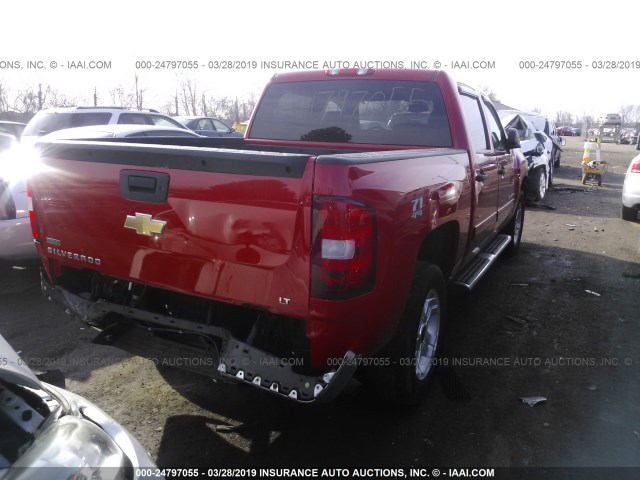 3GCPKSE30BG254751 - 2011 CHEVROLET SILVERADO K1500 LT RED photo 4