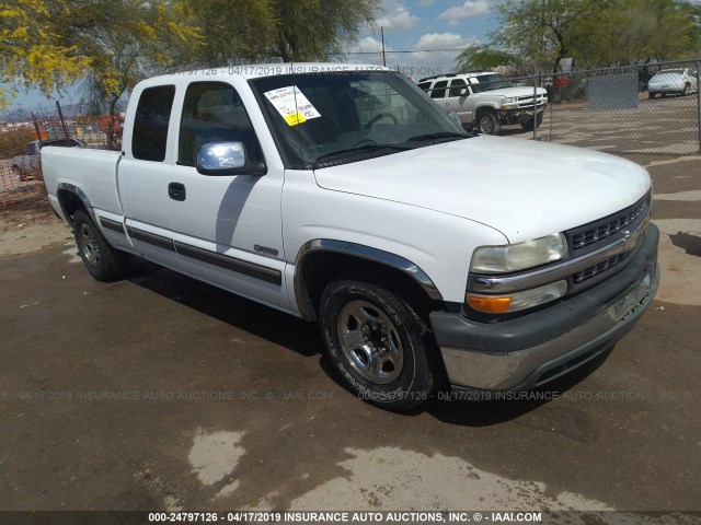 2GCEC19T4Y1174671 - 2000 CHEVROLET SILVERADO C1500 WHITE photo 1