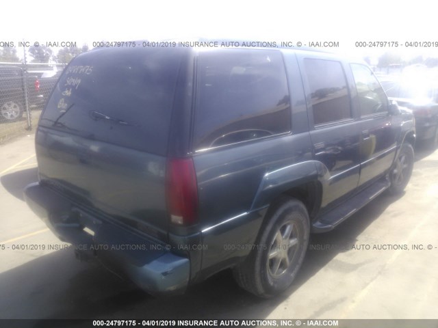 1GKEK63R9YR194469 - 2000 GMC DENALI BLUE photo 4