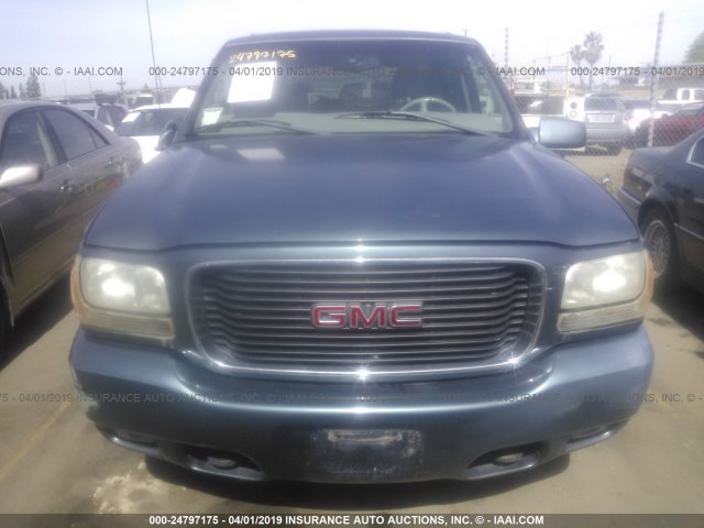 1GKEK63R9YR194469 - 2000 GMC DENALI BLUE photo 6