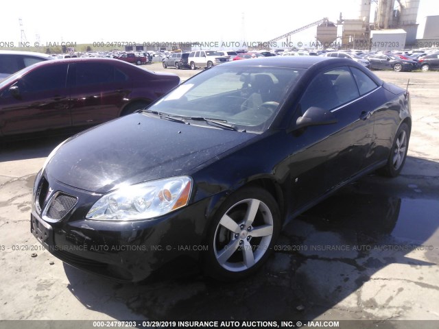 1G2ZH35N274181499 - 2007 PONTIAC G6 GT BLACK photo 2