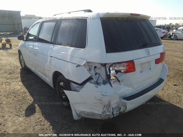 5FNRL38758B073394 - 2008 HONDA ODYSSEY EXL WHITE photo 6