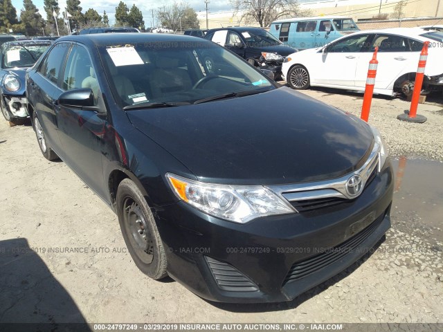 4T1BF1FK6CU125373 - 2012 TOYOTA CAMRY SE/LE/XLE BLACK photo 1